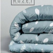 روتختی یک نفره رزت طرح برگ طرح دار سری R61