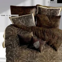 روتختی دو نفره رزت مدل برگ پاییزی سری RZ185