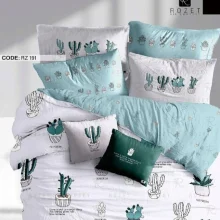 روتختی تک نفره رزت طرح کاکتوس آبی سری RZ191