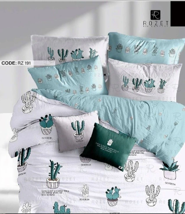 روتختی تک نفره رزت طرح کاکتوس آبی سری RZ191 روتختی تک نفره رزت طرح کاکتوس آبی سری RZ191