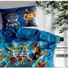 روتختی تک نفره پسرانه رزت طرح سگ های نگهبان سری R18