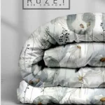 روتختی تک نفره رزت طرح بابونه طوسی سری R65