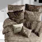 روتختی دونفره رزت مدل قهوه ای کرم سری RZ168