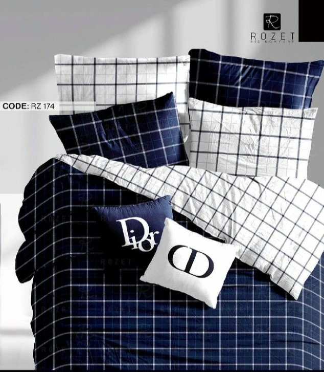 روتختی تک نفره رزت طرح دیور چهارخونه سری RZ174 روتختی تک نفره رزت طرح دیور چهارخونه سری RZ174