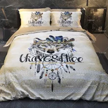 روتختی دونفره مدل گرگ سرخپوست سری D339