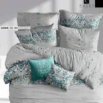 روتختی دو نفره رزت مدل گل های نیلوفری سری RZ188