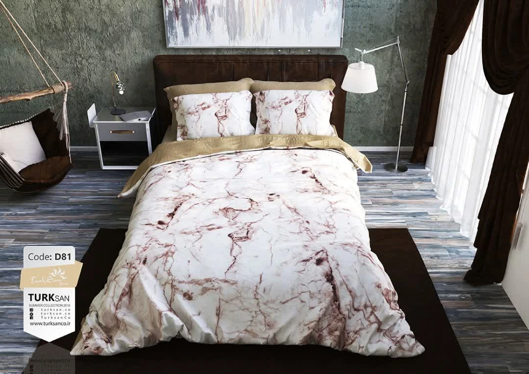روتختی دونفره مدل طرح سنگ سری D81 روتختی دونفره مدل طرح سنگ سری D81