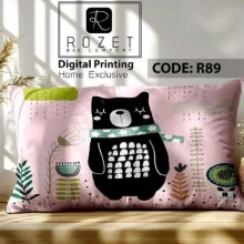 روتختی تک نفره دخترانه رزت طرح خرس سری R89