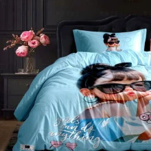 روتختی تک نفره دخترانه رزت طرح دختر سری R93