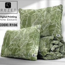 روتختی دونفره رزت طرح برگ های هاوایی سری R106