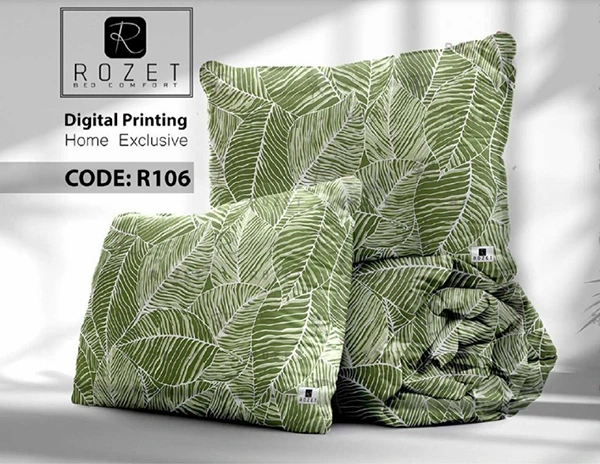 روتختی دونفره رزت طرح برگ های هاوایی سری R106