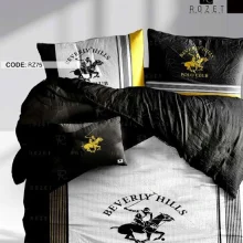 روتختی دونفره رزت مدل پولو مشکی-طلایی سری RZ75