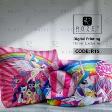 روتختی تک نفره دخترانه رزت طرح پونیو سری R15