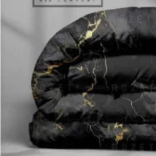 روتختی تک نفره رزت طرح سنگ مشکی طلایی سری R78