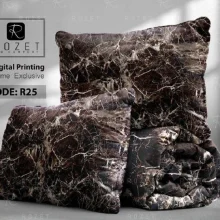 روتختی تک نفره رزت طرح سنگ قهوه ای سری R25