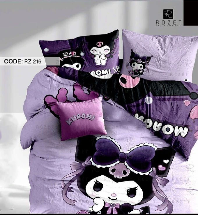 روتختی تک نفره رزت طرح کرومی بنفش سری RZ216