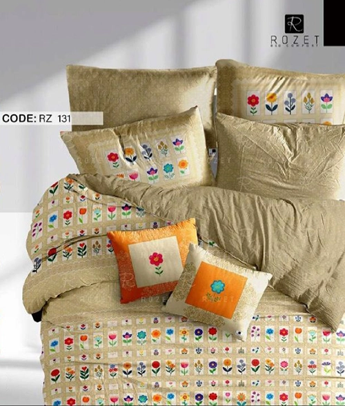 روتختی تک نفره رزت طرح گل ها سری RZ131