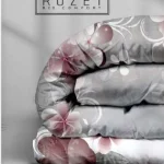 روتختی تک نفره رزت طرح طوسی گلدار سری R63