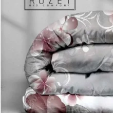 روتختی تک نفره رزت طرح طوسی گلدار سری R63