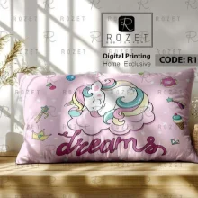 روتختی تک نفره دخترانه رزت طرح تک شاخ سری R17