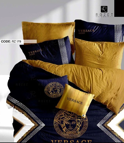 روتختی تک نفره رزت مدل ورساچه سرمه ای سری RZ179