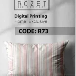روتختی تک نفره رزت طرح راه راه عمودی سری R73