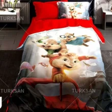 روتختی یک نفره ترکسان طرح آلوین و سنجاب ها سری D482