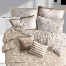 روتختی تک نفره رزت مدل گل های کرمی سری RZ186