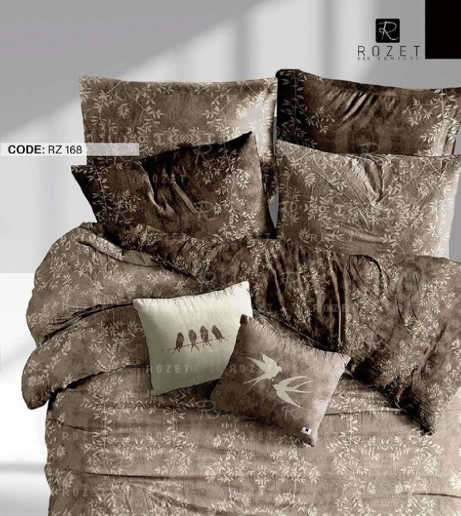 روتختی تک نفره رزت مدل قهوه ای کرم سری RZ168 روتختی تک نفره رزت مدل قهوه ای کرم سری RZ168