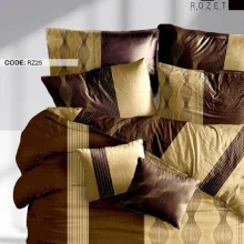 روتختی تک نفره رزت مدل کرم قهوه ای سری RZ25