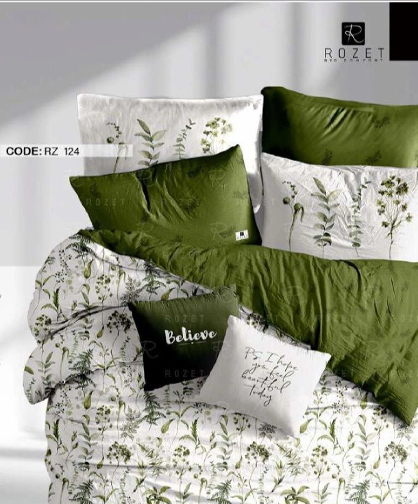 روتختی تک نفره رزت مدل شاخه های سبز سری RZ124 روتختی تک نفره رزت مدل شاخه های سبز سری RZ124