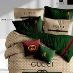 روتختی تک نفره رزت مدل گوچی سبز و قرمز سری RZ162