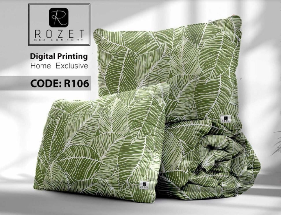 روتختی تک نفره رزت طرح برگ های هاوایی سری R106
