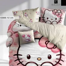 روتختی تک نفره رزت مدل کیتی صورتی سری RZ205