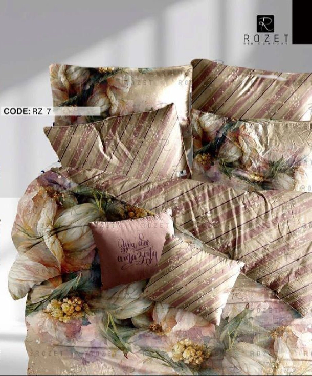 روتختی تک نفره رزت مدل گل سوسن سری RZ7 روتختی تک نفره رزت مدل گل سوسن سری RZ7