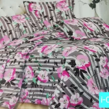 روتختی دو نفره رزت طرح گل صورتی سری MP8