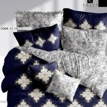 روتختی تک نفره رزت مدل سلطنتی سرمه ای سری RZ176