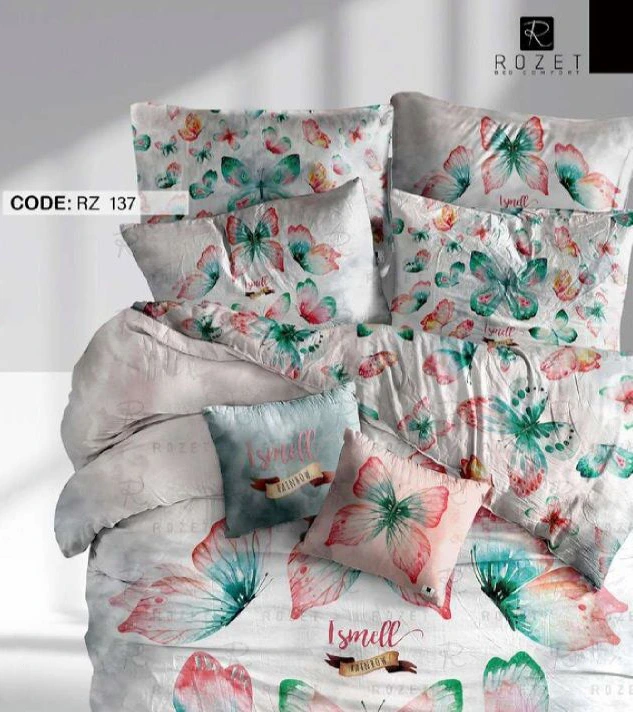 روتختی تک نفره رزت مدل پروانه آبرنگی سری RZ137 روتختی تک نفره رزت مدل پروانه آبرنگی سری RZ137