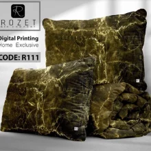 روتختی تک نفره رزت طرح سنگ قهوه ای سری R111