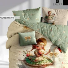 روتختی تک نفره رزت مدل دختر و مرغابی سری RZ202