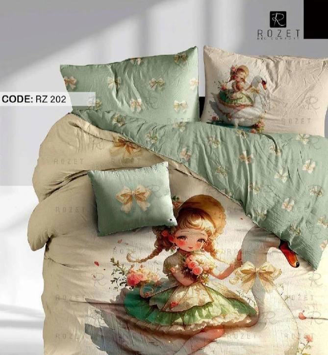 روتختی تک نفره رزت مدل دختر و مرغابی سری RZ202