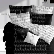 روتختی تک نفره رزت مدل سفید مشکی سری RZ183