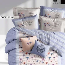 روتختی تک نفره رزت مدل گل حاشیه دار سری RZ149