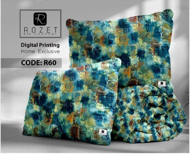 روتختی تک نفره رزت طرح آبرنگی سری R60