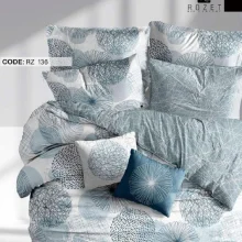 روتختی تک نفره رزت مدل قاصدک سبز آبی سری RZ136