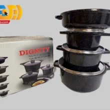 سرویس قابلمه 7 پارچه دیگنیتی مشکی